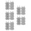 10 Pcs Adjustable Shower Holder Wall Mounted Suction Cup Bracket 5