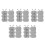 10 Pcs Adjustable Shower Holder Wall Mounted Suction Cup Bracket 9