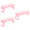 3Pièces Accessoire Repose-Bras Rose Plastique 9