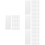 80 Pcs Battery Wrap Plastic Case Protective Spacer Sleeve 8