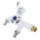 2Pcs Cold Water Faucet Replacement For Washing Machine Dual Outlet 3