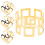 8 Pcs Napkin Ring Party Clasp Serviette Decoration 1