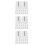 90 Pcs White Plastic C Shape Shower Curtain Hooks Easy Install 8