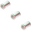 3 Rolls Blank Name Tag Stickers Writing Labels Colorful 9