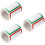 3 Rolls Blank Name Tag Stickers Writing Labels Colorful 7
