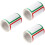 3 Rolls Blank Name Tag Stickers Writing Labels Colorful 6