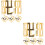 8 Pcs Napkin Ring Party Clasp Serviette Decoration 8