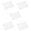 5Pcs Clear Acrylic Name Card Holder For Workplace 10