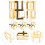 8 Pcs Napkin Ring Party Clasp Serviette Decoration 11