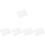 5Pcs Clear Acrylic Name Card Holder For Workplace 7