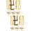 8 Pcs Napkin Ring Party Clasp Serviette Decoration 9