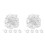 100 Pcs Non Mark Hook Plastic Hardwall Hanger For Picture Frames White 9