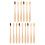 75 Pcs Bamboo Toothbrush Set Soft Bristles Comfortable Grip Portable 3