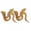 6 Pcs Glitter Rhinestone Snake Patch Applique For Clothing 1