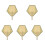 5Pcs Bamboo Woven Fan Portable Summer Fan 4