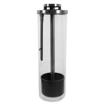 2Pcs Stainless Steel Straw Dispenser For Makeup Brushes And Spoons