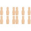 12 Pcs Blank Bamboo Bookmarks For Graffiti 2