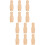 12 Pcs Blank Bamboo Bookmarks For Graffiti 7