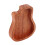 2Pcs Plectrum Holder Guitar Picks Storage Case Light Brown 2