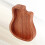 2Pcs Plectrum Holder Guitar Picks Storage Case Light Brown 11