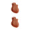 2Pcs Plectrum Holder Guitar Picks Storage Case Light Brown 7