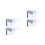 4Sets Plastic Mini Broom Dustpan Set White Home Desktop Cleaning Tools 9