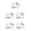 5Pcs Silicone Manicure Pad Nail Art Mat Tool 7