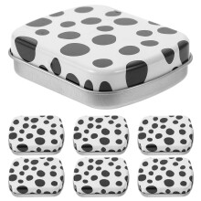 12 Pcs Empty Organizer Iron Sample Box Rectangular Storage Container