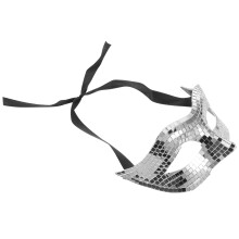 3Pcs Halloween Mirror Disco Mask Half Face For Party Carnival