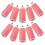 30 Pcs Cartoon Folding Pencil Box Plastic Crayon Storage Container 3