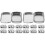 12 Pcs Empty Organizer Iron Sample Box Rectangular Storage Container 4