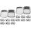 12 Pcs Empty Organizer Iron Sample Box Rectangular Storage Container 6