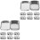 12 Pcs Empty Organizer Iron Sample Box Rectangular Storage Container 5