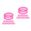 20 Pcs Silicone Finger Protector Rings For Grooming Shears Scissors Pink 4