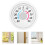 20 Pcs Round Window Temperature Gauge For Indoor Outdoor Use 1