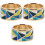 3 Pcs Scarf Ring Buckle Smooth Titanium Steel Dressing Accessory 3