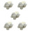 500 Pcs Paper Truffle Wrappers Hollow Candy Packaging Cups 10