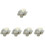 500 Pcs Paper Truffle Wrappers Hollow Candy Packaging Cups 7