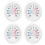 20 Pcs Round Window Temperature Gauge For Indoor Outdoor Use 3