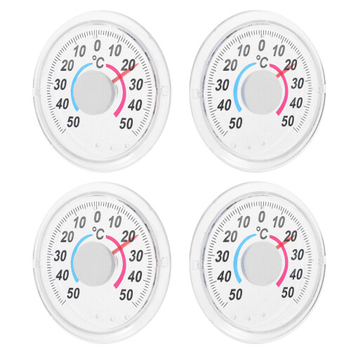 20 Pcs Round Window Temperature Gauge For Indoor Outdoor Use 2