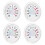 20 Pcs Round Window Temperature Gauge For Indoor Outdoor Use 2