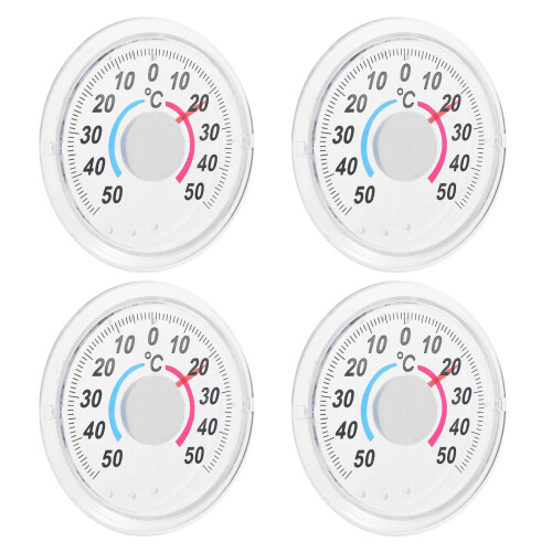 20 Pcs Round Window Temperature Gauge For Indoor Outdoor Use 1