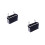 2 Pcs Felt Hanging Bedside Storage Bag For Dorm Car Bed Rails Black 8