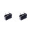 2 Pcs Felt Hanging Bedside Storage Bag For Dorm Car Bed Rails Black 4