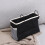 2 Pcs Felt Hanging Bedside Storage Bag For Dorm Car Bed Rails Black 10