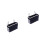 2 Pcs Felt Hanging Bedside Storage Bag For Dorm Car Bed Rails Black 6