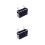 2 Pcs Felt Hanging Bedside Storage Bag For Dorm Car Bed Rails Black 7