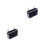 2 Pcs Felt Hanging Bedside Storage Bag For Dorm Car Bed Rails Black 3
