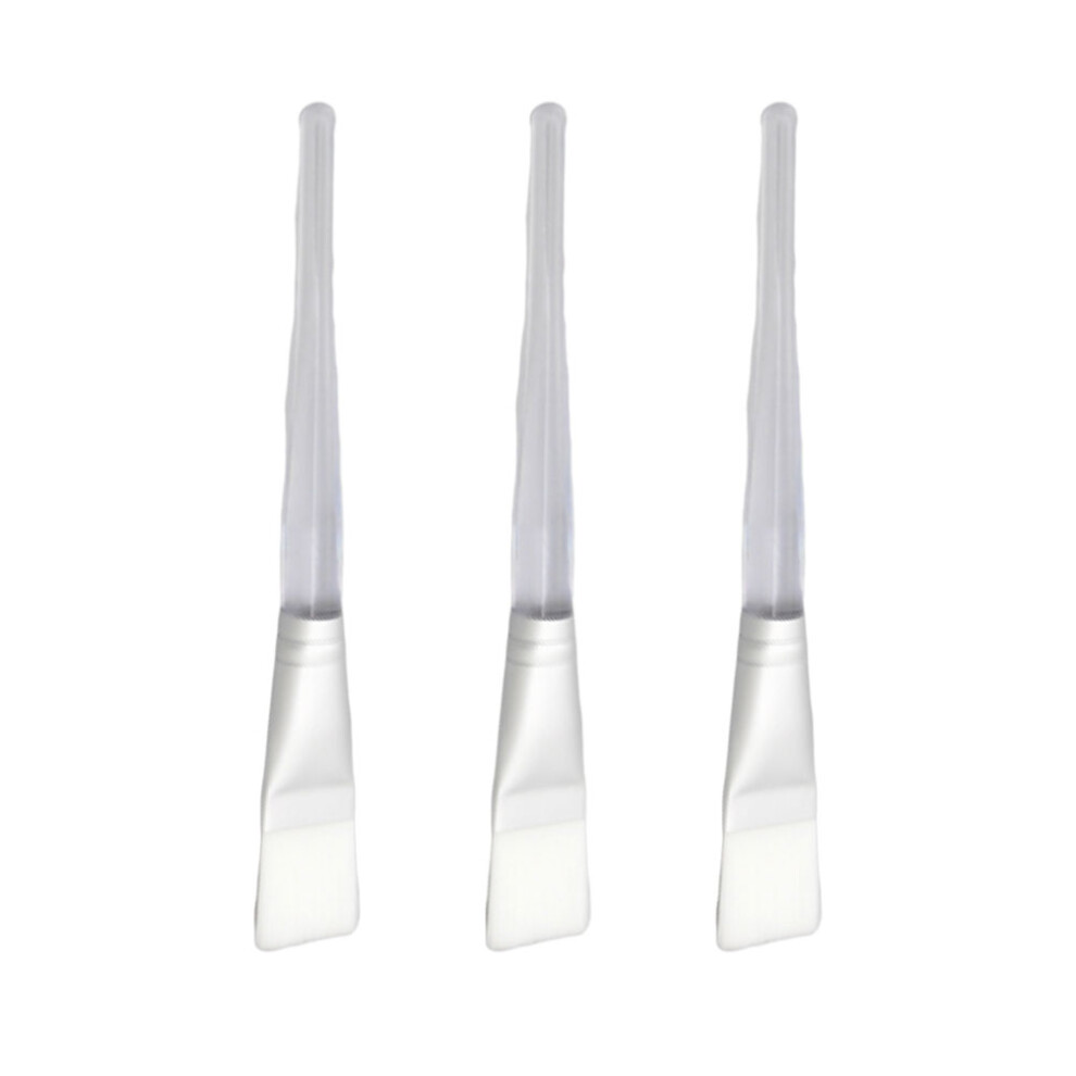 Artibetter 6 Pcs Transparent Crystal Rod Face Applicator Brush For Facial Mask