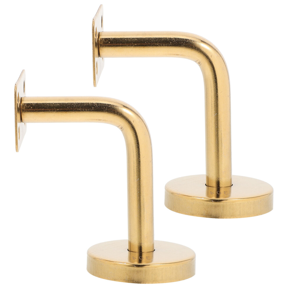 5Pcs Metal Staircase Handrail Bracket Replaceable Banister Support 031514495372